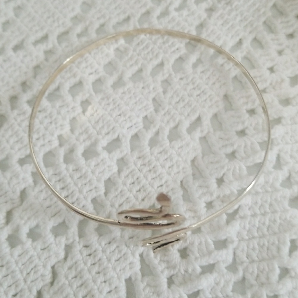 Sterling silver arm cuff - Picture 2 of 4